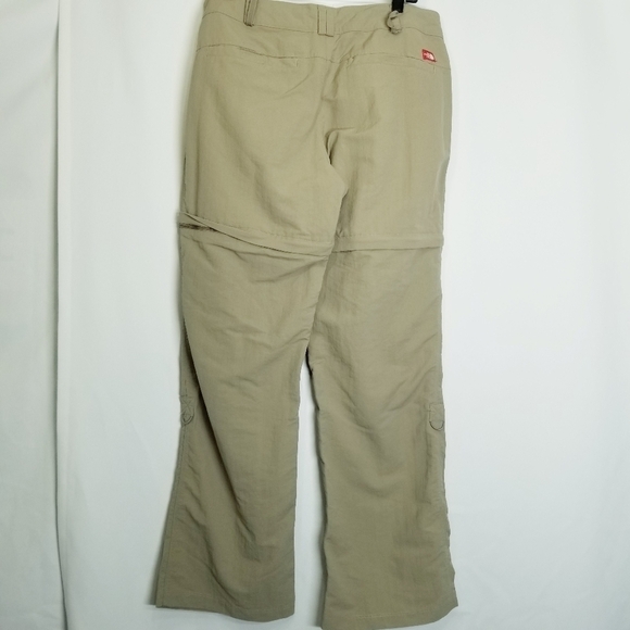 The North Face Convertible Shorts Pants in color‎ Khaki size 14 women's - Picture 7 of 16